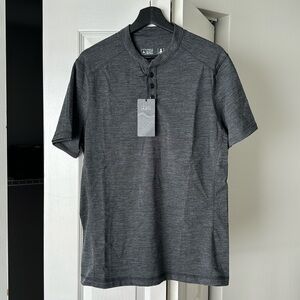 Triple Aught Design Black Hunstman Henley, Merino Wool, Size Medium